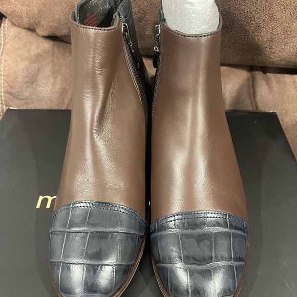 New nib Marc Joseph leather ankle boots low sz 6.5 m - Picture 5 of 6